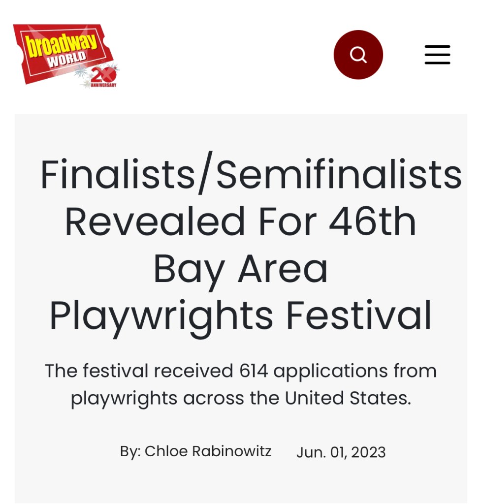 Pyar aur Coffee is a Bay Area Playwrights Festival&nbsp;Finalist!